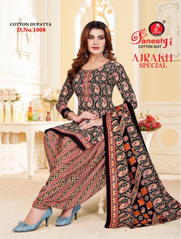 Ganeshji Ajrakh Special Vol-01 – Dress Material